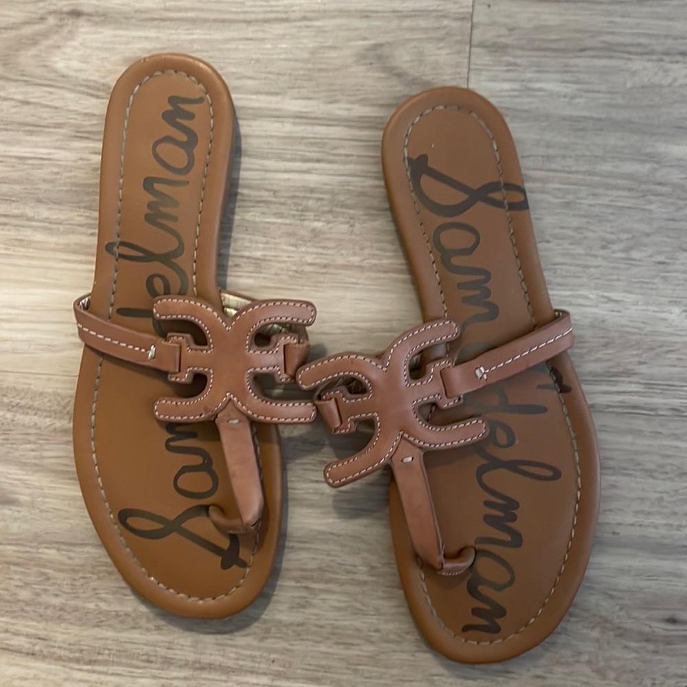 Sam Edelman flip flops brown